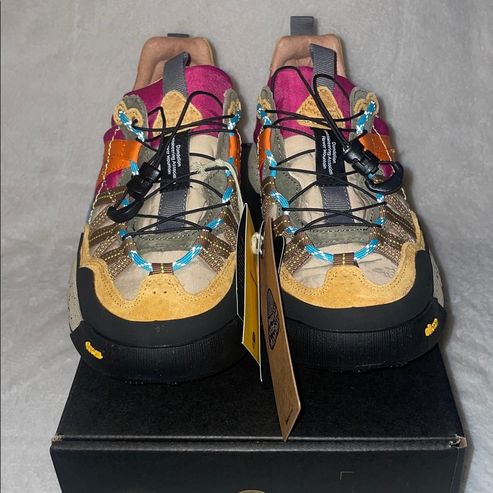 NWT Flower Mountain Iwano 2 Waterproof Hiking Shoe on Black-Dark Grey - Picture 7 of 14